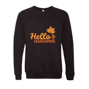 Unisex Sponge Fleece Raglan Crewneck Sweatshirt Thumbnail