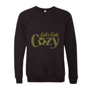 Unisex Sponge Fleece Raglan Crewneck Sweatshirt Thumbnail