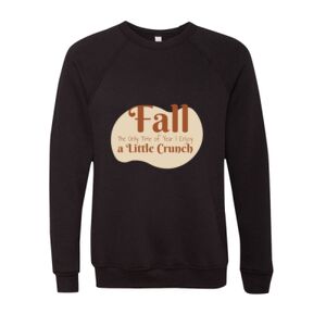 Unisex Sponge Fleece Raglan Crewneck Sweatshirt Thumbnail