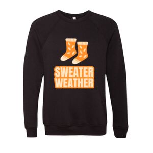 Unisex Sponge Fleece Raglan Crewneck Sweatshirt Thumbnail