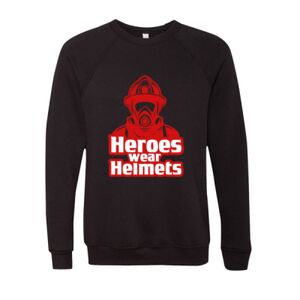 Unisex Sponge Fleece Raglan Crewneck Sweatshirt Thumbnail