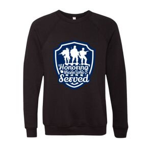 Unisex Sponge Fleece Raglan Crewneck Sweatshirt Thumbnail