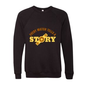 Unisex Sponge Fleece Raglan Crewneck Sweatshirt Thumbnail