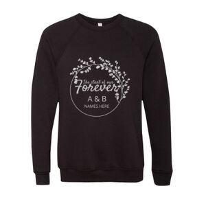 Unisex Sponge Fleece Raglan Crewneck Sweatshirt Thumbnail