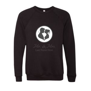 Unisex Sponge Fleece Raglan Crewneck Sweatshirt Thumbnail