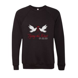 Unisex Sponge Fleece Raglan Crewneck Sweatshirt Thumbnail