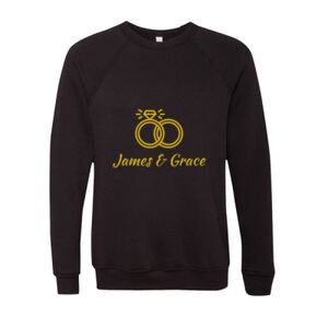 Unisex Sponge Fleece Raglan Crewneck Sweatshirt Thumbnail
