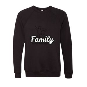 Unisex Sponge Fleece Raglan Crewneck Sweatshirt Thumbnail
