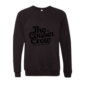 Unisex Sponge Fleece Raglan Crewneck Sweatshirt Thumbnail