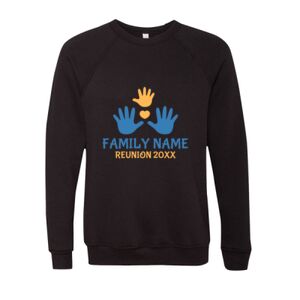 Unisex Sponge Fleece Raglan Crewneck Sweatshirt Thumbnail