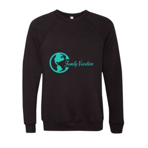 Unisex Sponge Fleece Raglan Crewneck Sweatshirt Thumbnail