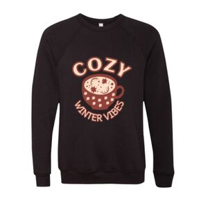Unisex Sponge Fleece Raglan Crewneck Sweatshirt Thumbnail