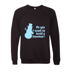 Unisex Sponge Fleece Raglan Crewneck Sweatshirt Thumbnail