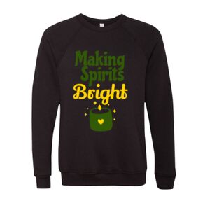 Unisex Sponge Fleece Raglan Crewneck Sweatshirt Thumbnail