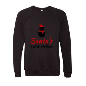 Unisex Sponge Fleece Raglan Crewneck Sweatshirt Thumbnail