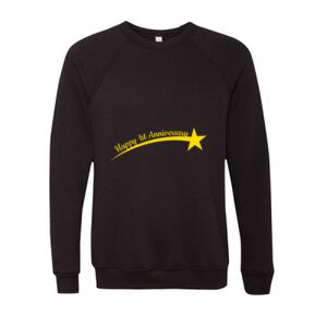 Unisex Sponge Fleece Raglan Crewneck Sweatshirt Thumbnail