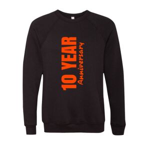 Unisex Sponge Fleece Raglan Crewneck Sweatshirt Thumbnail