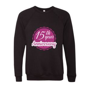 Unisex Sponge Fleece Raglan Crewneck Sweatshirt Thumbnail