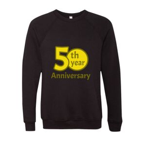 Unisex Sponge Fleece Raglan Crewneck Sweatshirt Thumbnail