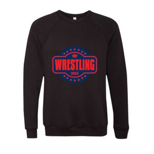 Unisex Sponge Fleece Raglan Crewneck Sweatshirt Thumbnail
