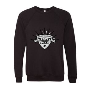 Unisex Sponge Fleece Raglan Crewneck Sweatshirt Thumbnail