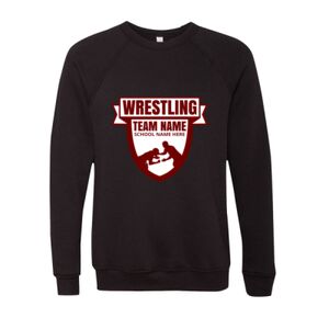 Unisex Sponge Fleece Raglan Crewneck Sweatshirt Thumbnail