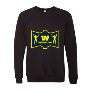 Unisex Sponge Fleece Raglan Crewneck Sweatshirt Thumbnail