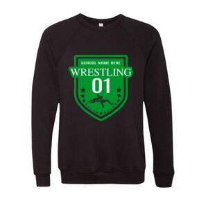 Unisex Sponge Fleece Raglan Crewneck Sweatshirt Thumbnail