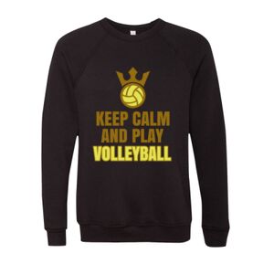 Unisex Sponge Fleece Raglan Crewneck Sweatshirt Thumbnail