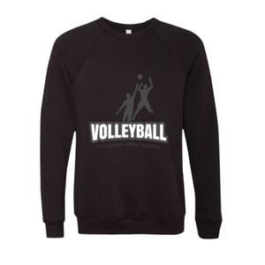 Unisex Sponge Fleece Raglan Crewneck Sweatshirt Thumbnail