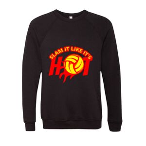 Unisex Sponge Fleece Raglan Crewneck Sweatshirt Thumbnail
