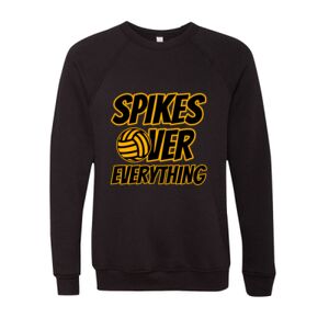 Unisex Sponge Fleece Raglan Crewneck Sweatshirt Thumbnail