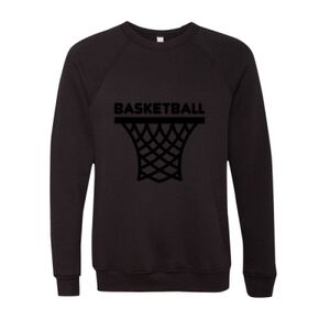 Unisex Sponge Fleece Raglan Crewneck Sweatshirt Thumbnail