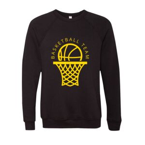 Unisex Sponge Fleece Raglan Crewneck Sweatshirt Thumbnail