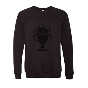 Unisex Sponge Fleece Raglan Crewneck Sweatshirt Thumbnail