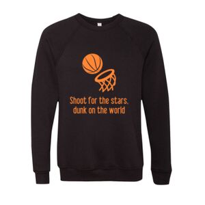 Unisex Sponge Fleece Raglan Crewneck Sweatshirt Thumbnail