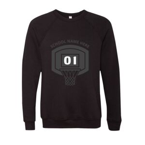 Unisex Sponge Fleece Raglan Crewneck Sweatshirt Thumbnail