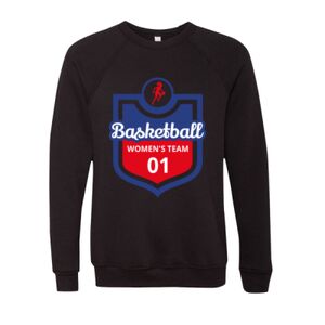Unisex Sponge Fleece Raglan Crewneck Sweatshirt Thumbnail