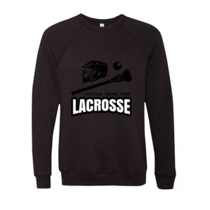 Unisex Sponge Fleece Raglan Crewneck Sweatshirt Thumbnail
