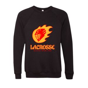 Unisex Sponge Fleece Raglan Crewneck Sweatshirt Thumbnail