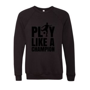 Unisex Sponge Fleece Raglan Crewneck Sweatshirt Thumbnail