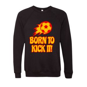 Unisex Sponge Fleece Raglan Crewneck Sweatshirt Thumbnail