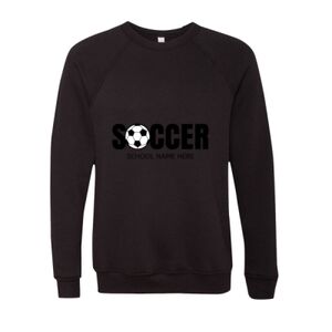 Unisex Sponge Fleece Raglan Crewneck Sweatshirt Thumbnail