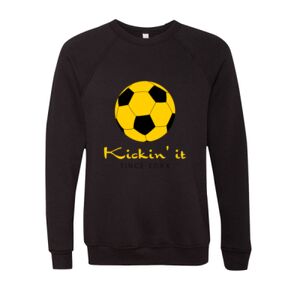 Unisex Sponge Fleece Raglan Crewneck Sweatshirt Thumbnail