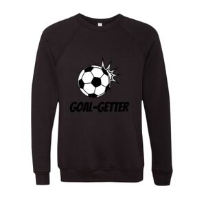 Unisex Sponge Fleece Raglan Crewneck Sweatshirt Thumbnail