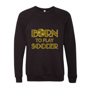 Unisex Sponge Fleece Raglan Crewneck Sweatshirt Thumbnail