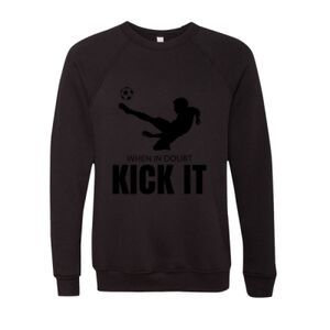 Unisex Sponge Fleece Raglan Crewneck Sweatshirt Thumbnail