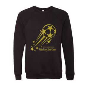 Unisex Sponge Fleece Raglan Crewneck Sweatshirt Thumbnail