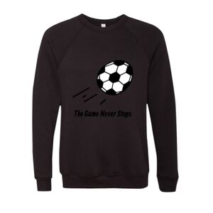 Unisex Sponge Fleece Raglan Crewneck Sweatshirt Thumbnail