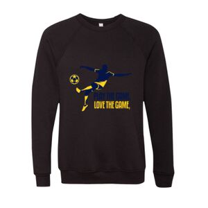 Unisex Sponge Fleece Raglan Crewneck Sweatshirt Thumbnail